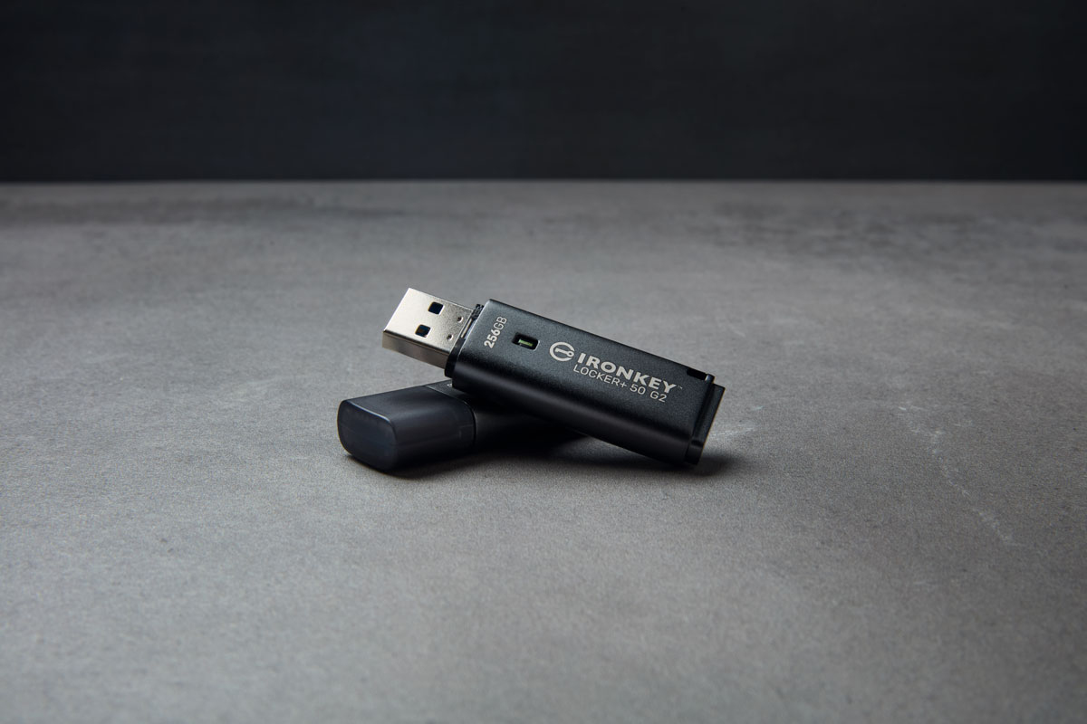 Kingston Technology IronKey 256 Go Locker Plus 50 G2, FIPS 197, AES-256