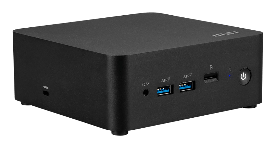 MSI CUBI NUC AI 1UMG-019BEU barebone PC/ poste de travail Noir 125H Intel SoC