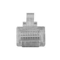 ACT TD108R - RJ-45 - Transparent - Acrylnitril-Butadien-Styrol (ABS) - Nickel/Gold - 1000 V - 1,5 A