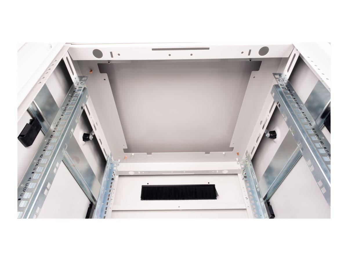 ROLINE Pro - Schrank Netzwerkschrank - mit Glast�r, 600 x 600 mm (B x T)