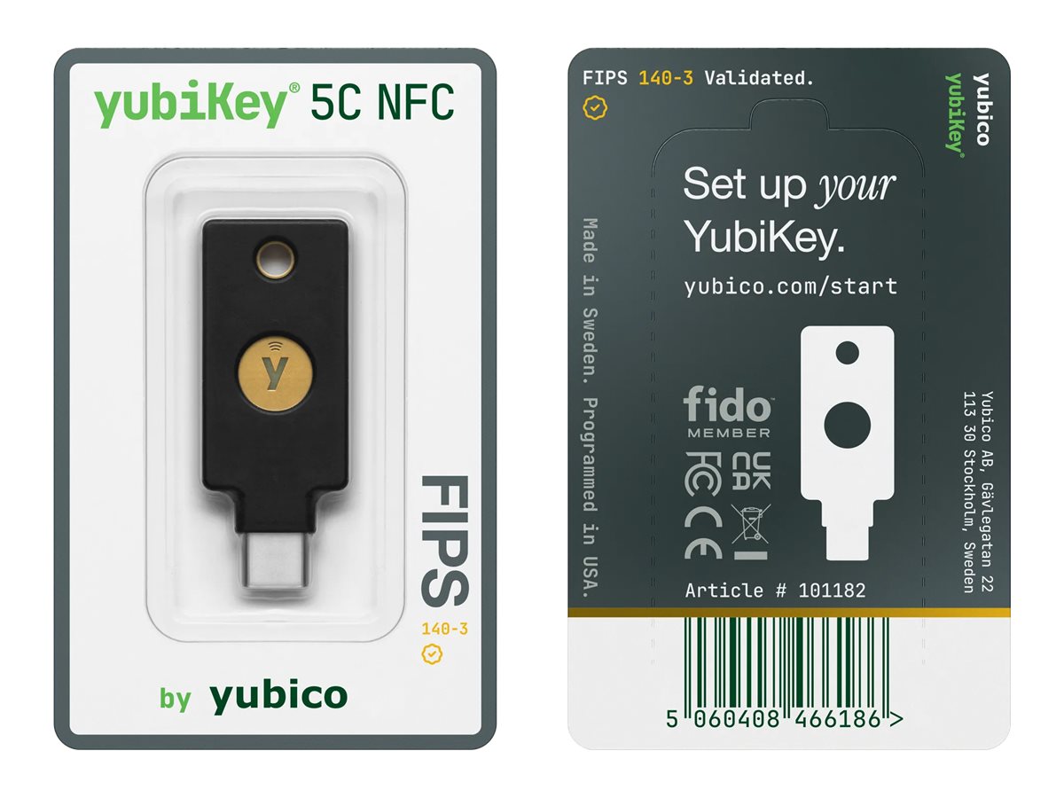 YUBICO Yubikey 5c USB-C 1 St�ck
