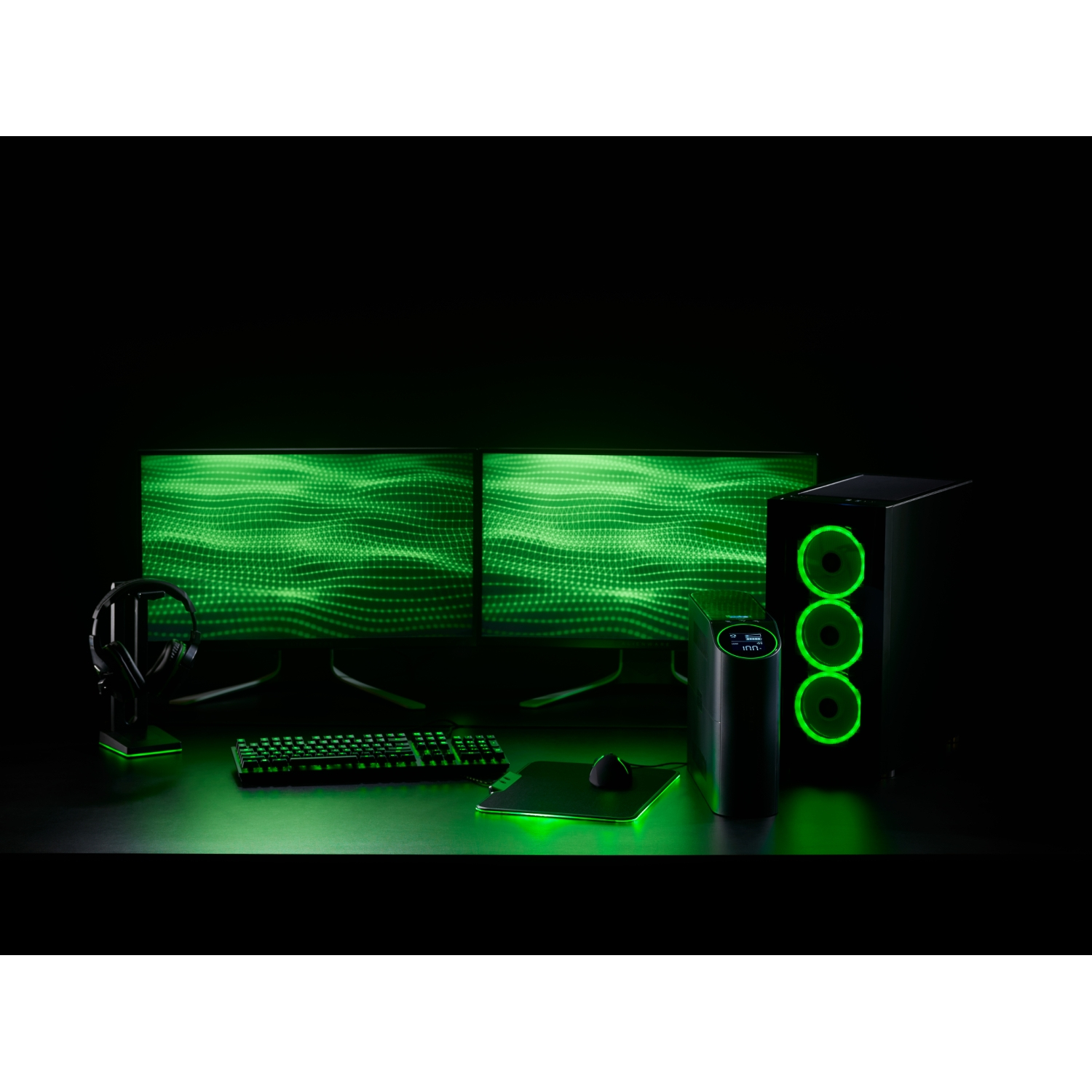 APC Back-UPS Pro Gaming - USV - Tower, RGB-Leuchten
