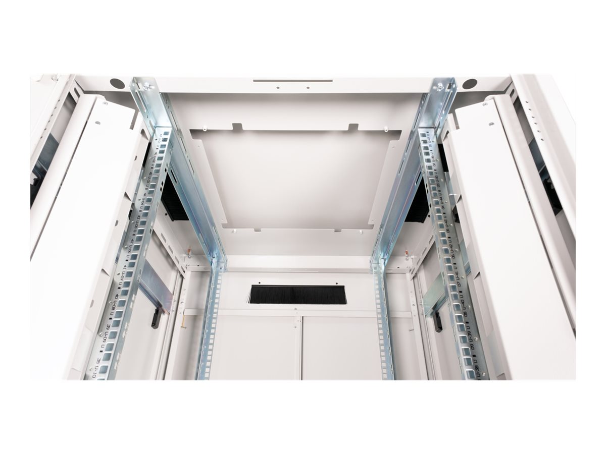 ROLINE Pro - Schrank Netzwerkschrank - RAL 7035, Hellgrau - 47U - 48.3 cm (19)