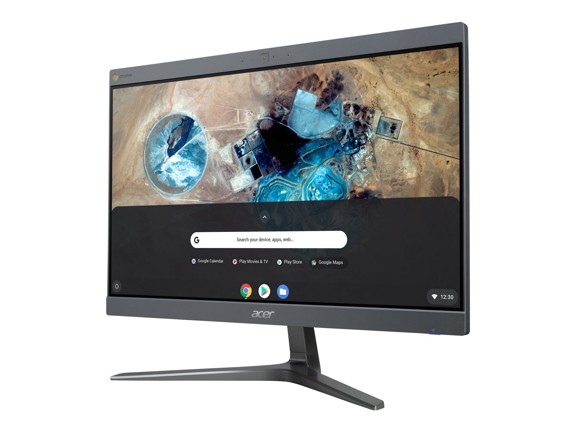 Acer Chromebase CA24I2 - All-in-One (Komplettl�sung) - 1 x Core i3 8130U / 2.2 GHz - RAM 8 GB - SSD 128 GB - UHD Graphics 620 - GigE - WLAN: 802.11a/b/g/n/ac, Bluetooth 4.2 - Chrome OS - Monitor: LED 60.5 cm (23.8)