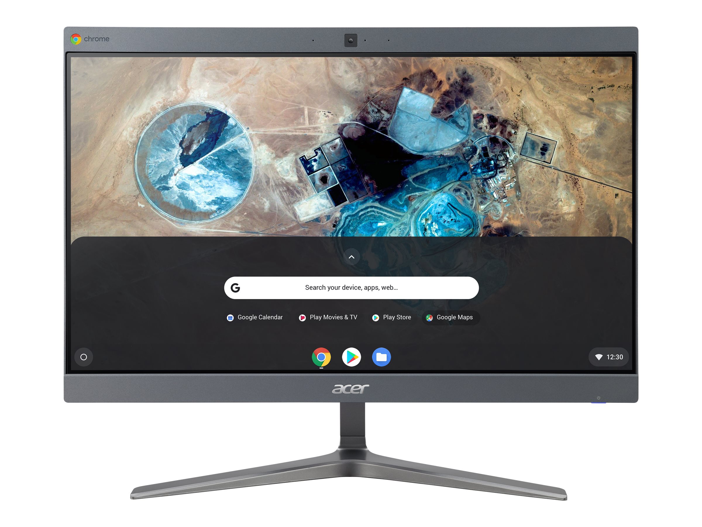 Acer Chromebase CA24I2 - All-in-One (Komplettl�sung) - 1 x Core i3 8130U / 2.2 GHz - RAM 8 GB - SSD 128 GB - UHD Graphics 620 - GigE - WLAN: 802.11a/b/g/n/ac, Bluetooth 4.2 - Chrome OS - Monitor: LED 60.5 cm (23.8)