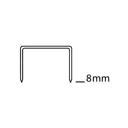 Novus Dahle Novus 24/8 SUPER - Klammerpack - 8 mm - Befestigung - 1000 Heftklammern - Edelstahl - Edelstahl