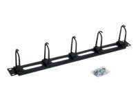 TRITON RAB-VP-X16-A1 - Kabelmanagement - Schwarz, RAL 9005 - 1U - 48.3 cm (19)