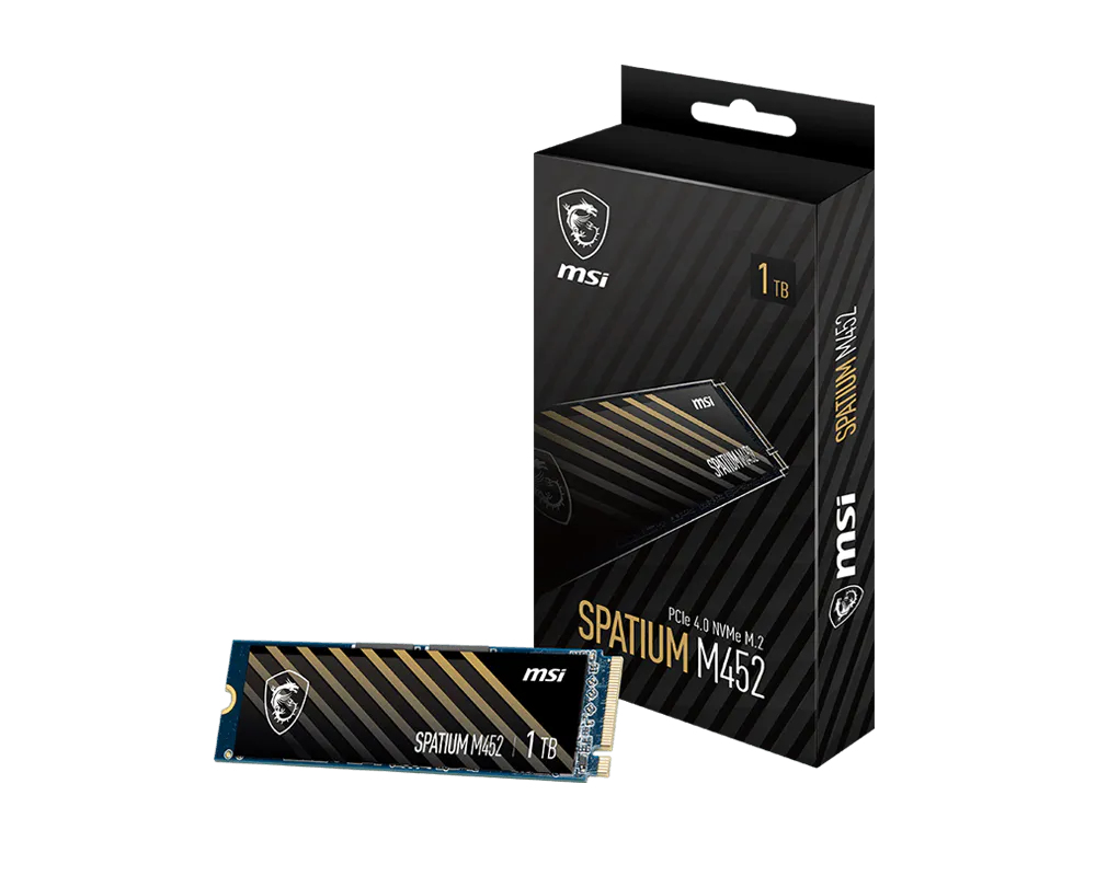 MSI SSD Spatium M452 M.2 2280 PCIe Gen4 x4 NVM