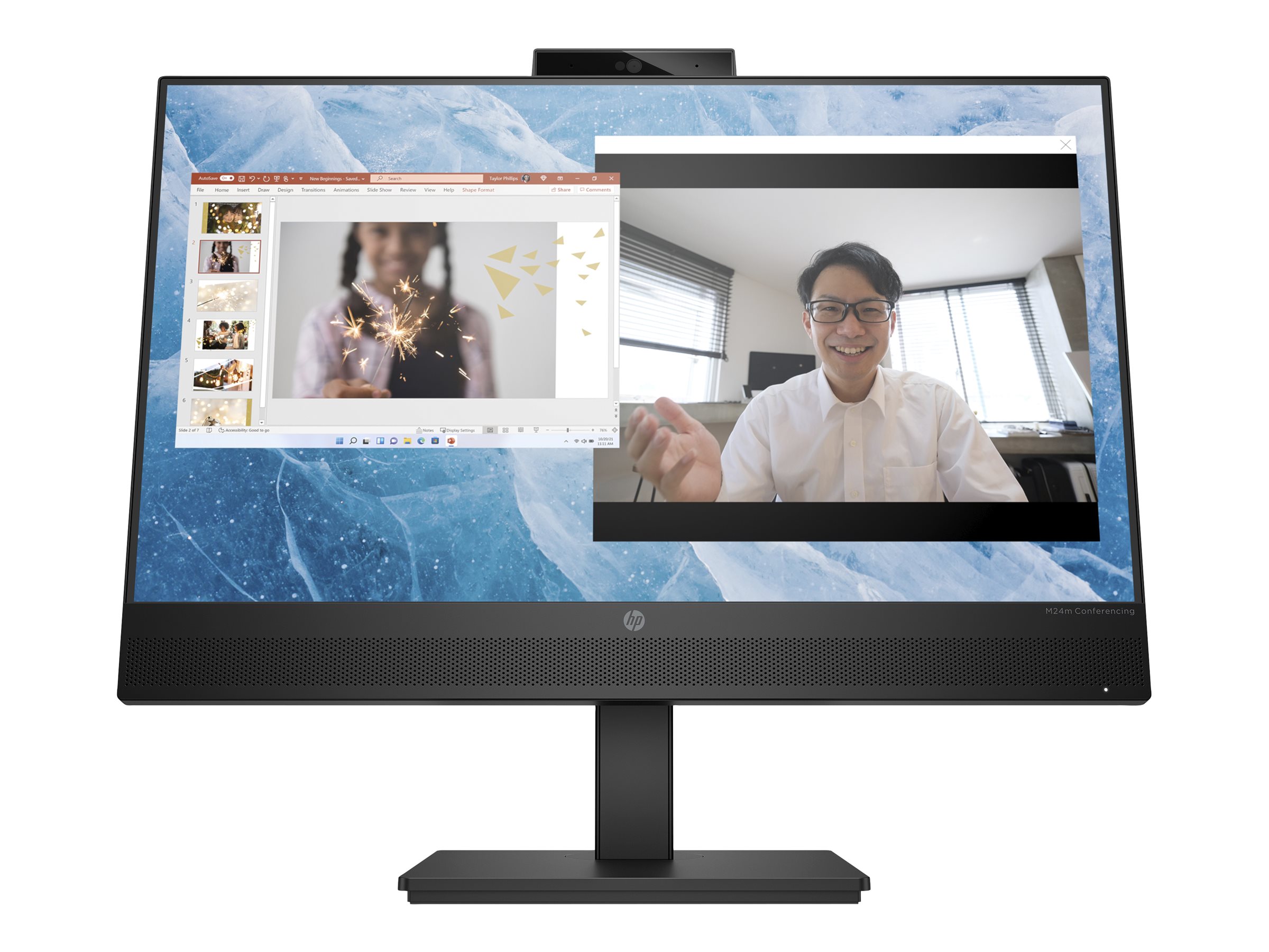 HP M24m Conferencing Monitor - LED-Monitor - 61 cm (24)