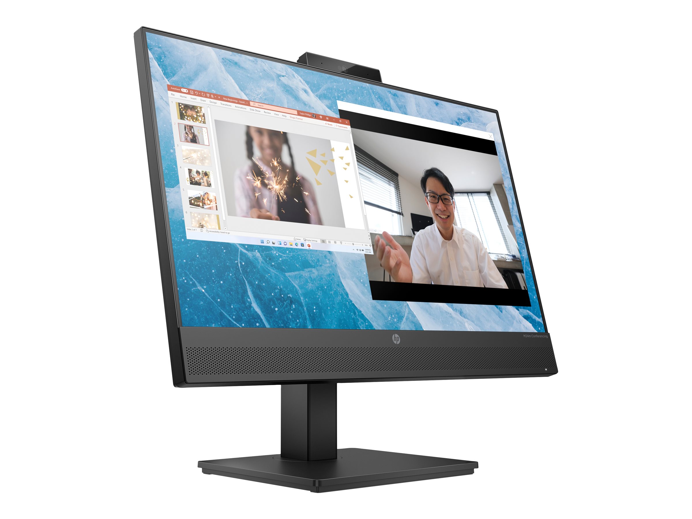 HP M24m Conferencing Monitor - LED-Monitor - 61 cm (24)