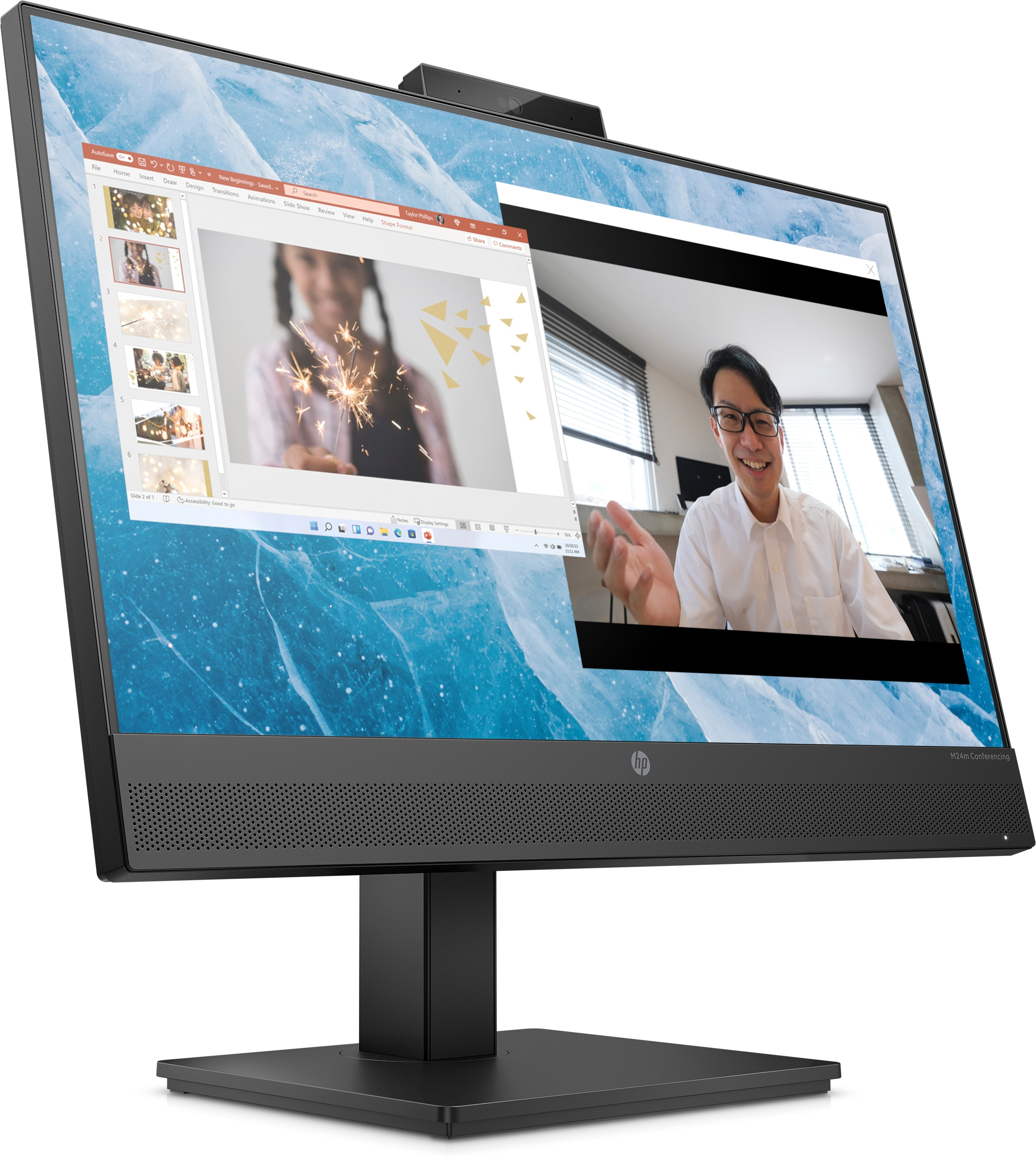 HP M24m Conferencing Monitor - LED-Monitor - 61 cm (24)