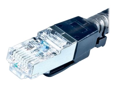 Wirewin PKW-SL-SFTP-KAT6A 0.3 SW c�ble de r�seau Noir, Gris 0,3 m Cat6a S/FTP (S-STP) Rond