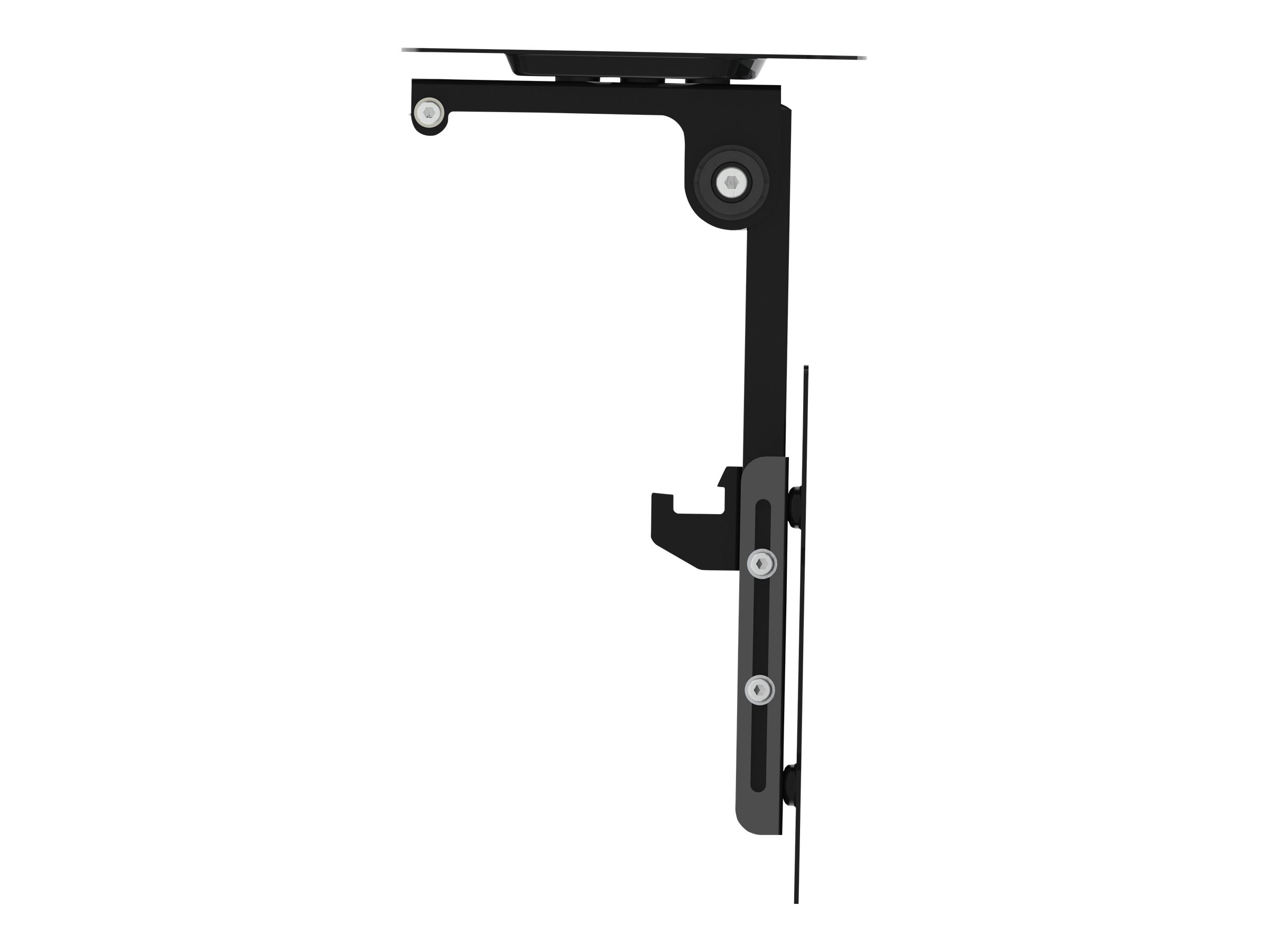 Techly Befestigungskit (Deckenhalterung) - für LCD TV - Stahl - Schwarz - Bildschirmgröße: 43.2-94 cm (17-37)
