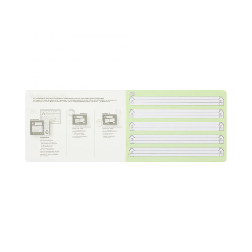Oxford 100050100 cuaderno y block A5 Verde