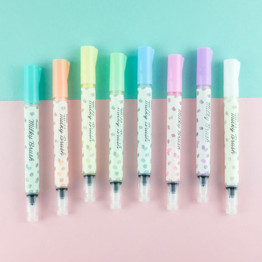 Pentel Pinselstift Milky Brush Violett