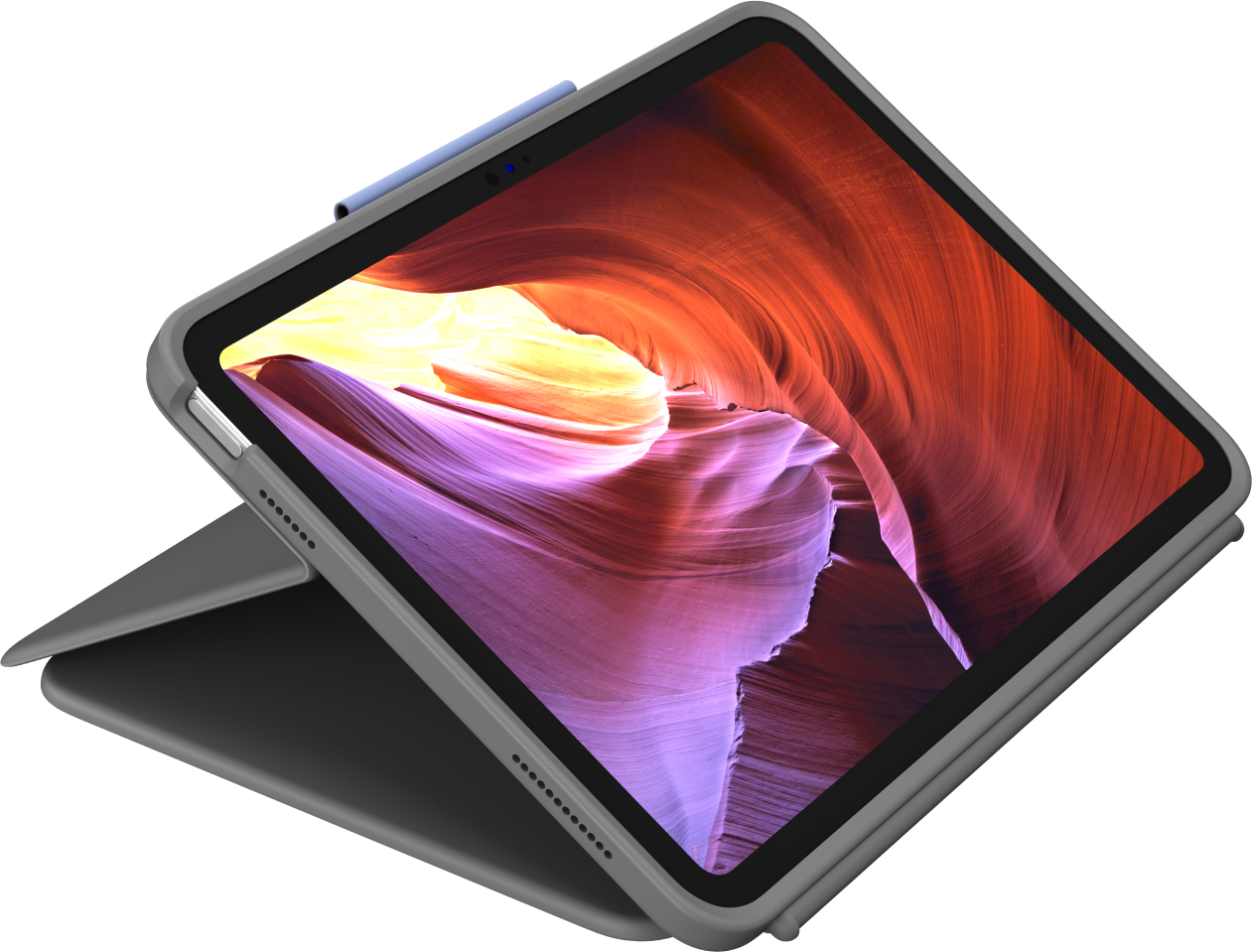 Logitech Rugged Folio Graphite Smart Connector QWERTY Danish, Finnish, Norwegian, Swedish