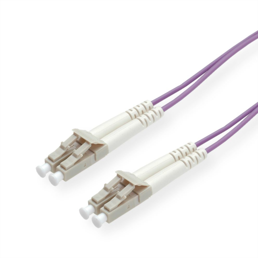 Secomp 21.15.8754 c�ble de fibre optique 7 m LC OM4 Violet