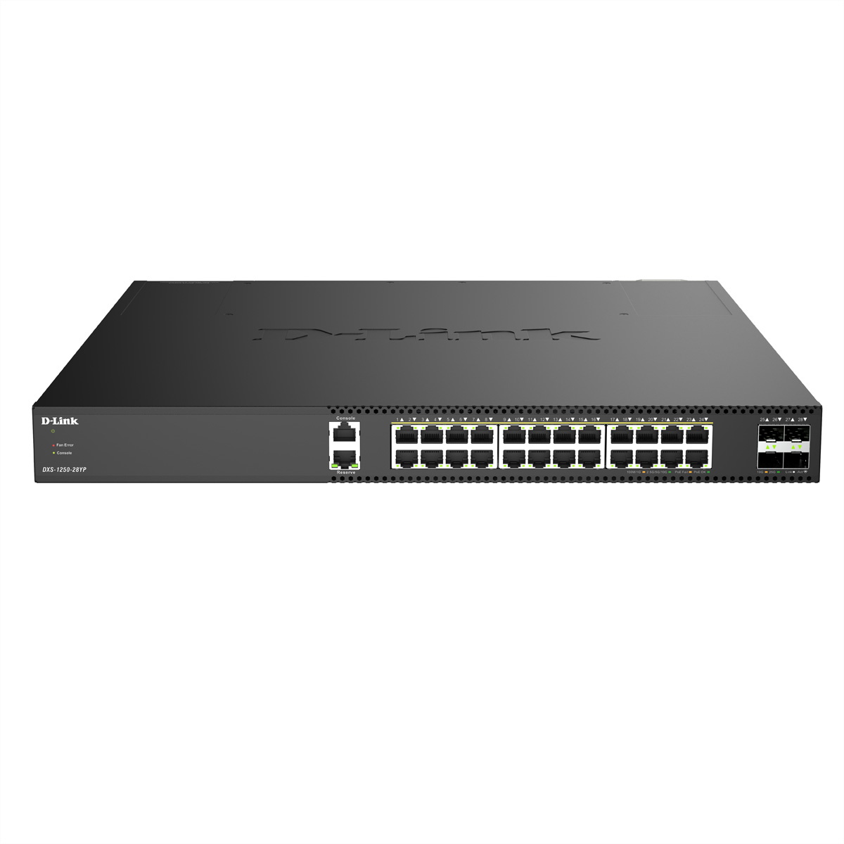 D-Link DXS-1250-28YP/E Switch Smart Multi-Gigabit PoE++ 4 x 25G SFP28 - Switch - 10 Gbps