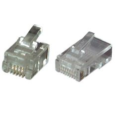 EFB Elektronik RJ45 UTP, E-MO 8/8 SF cavo di collegamento Trasparente