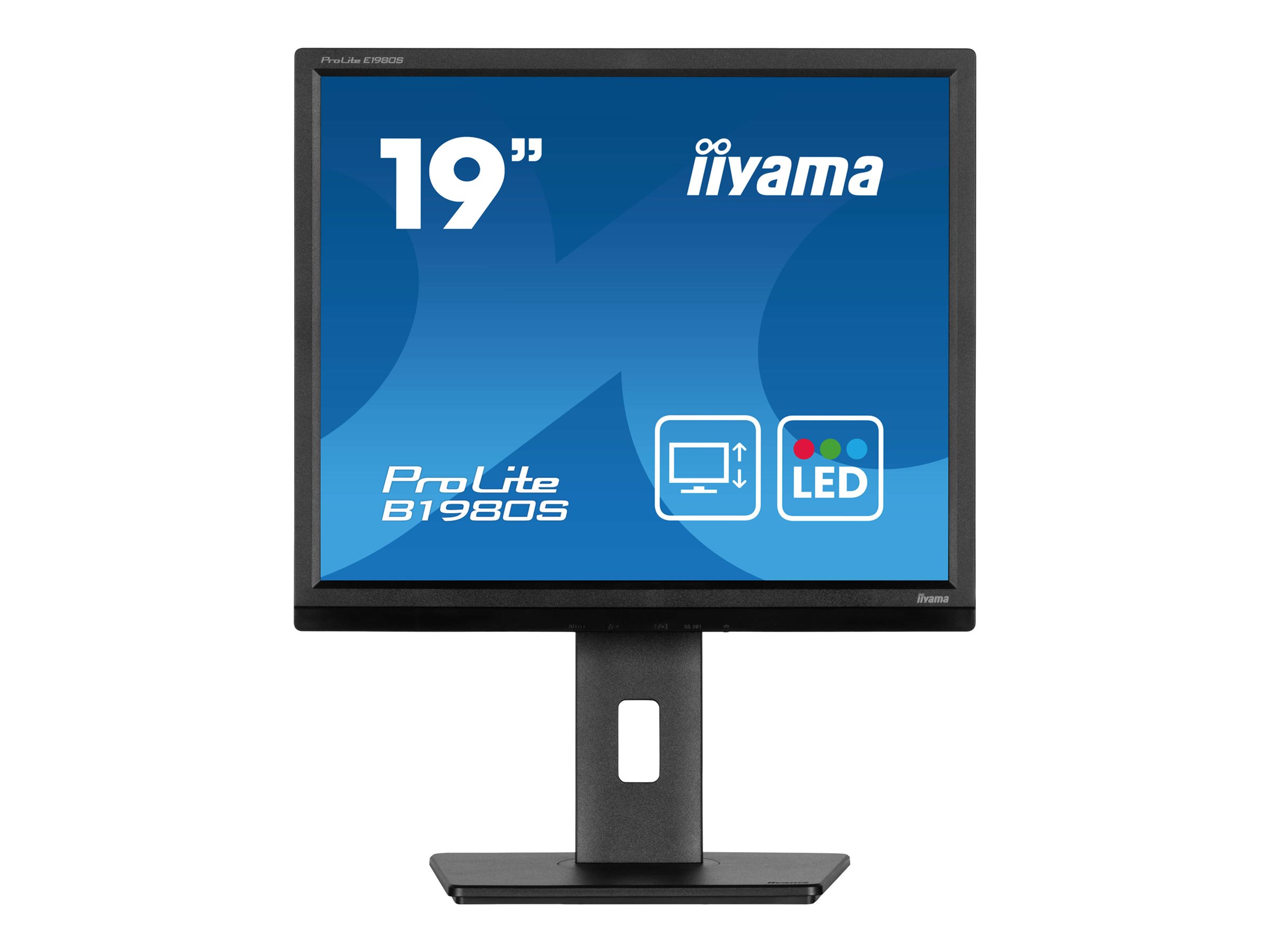 iiyama ProLite B1980S-B1 computer monitor 48.3 cm (19) 1280 x 1024 pixels VGA LED Black