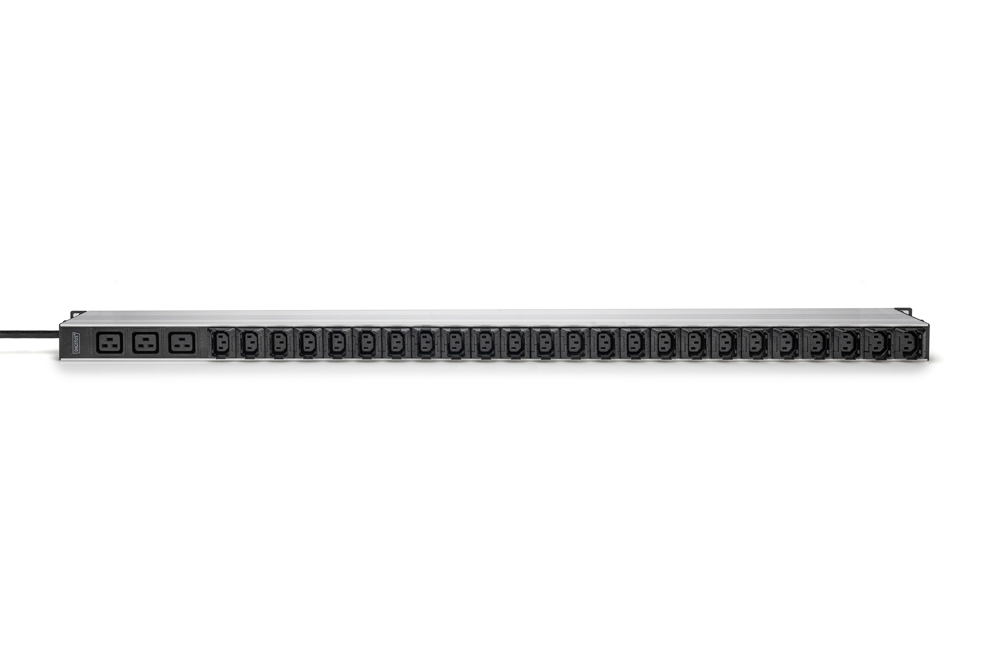 Digitus PDU IT di base, monofase 16 A, 24 x C13, 3 x C19, cavo di alimentazione da 3 m, spina IEC 60309 16 A