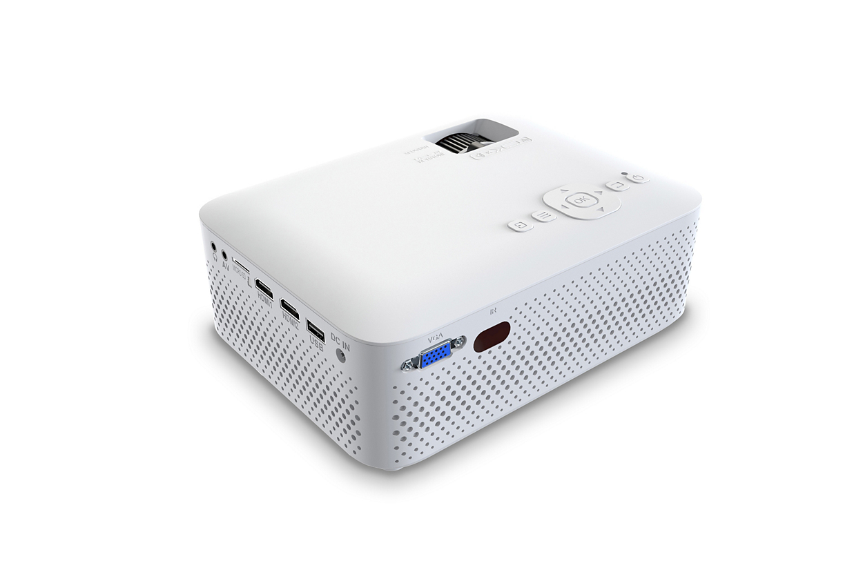 Philips Neopix 100 Short Throw Projector Lcd 800X480 White