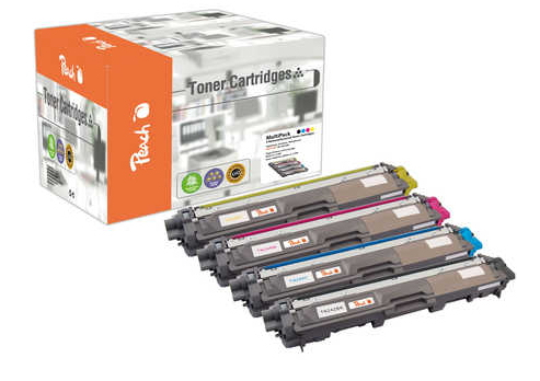 Peach 0F111929 Cartouche de toner 4 pi�ce(s) Noir, Cyan, Magenta, Jaune