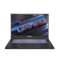 Gigabyte G7 KE i5-12500H Notebook 43.9 cm (17.3) Full HD Intel® Core i5 16 GB DDR4-SDRAM 1000 GB SSD NVIDIA GeForce RTX 3060 Wi-Fi 6 (802.11ax) Black