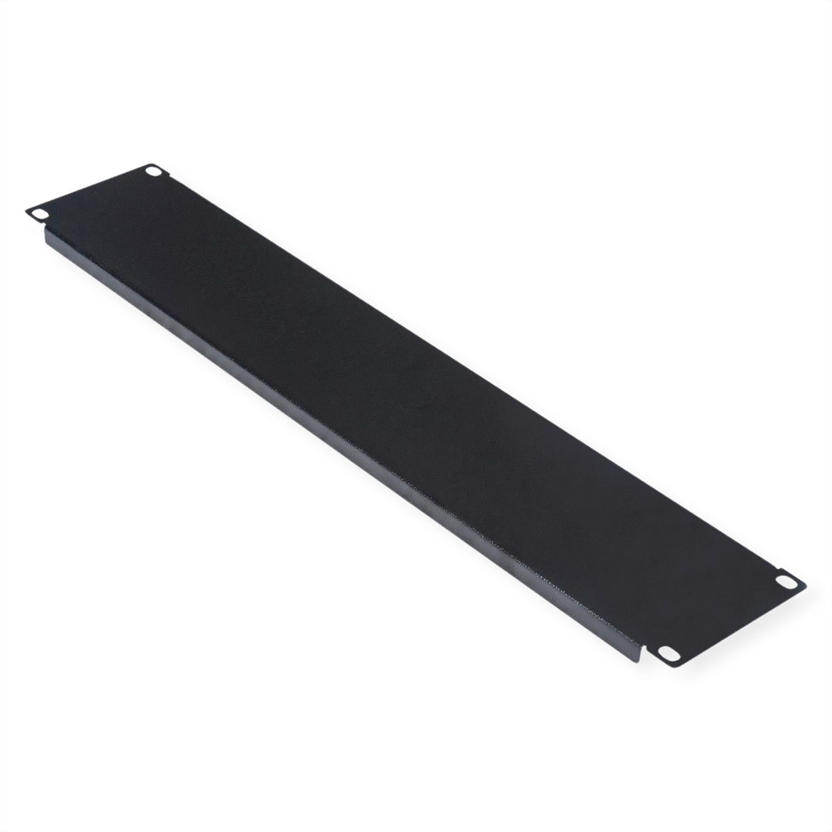 ROLINE Blindabdeckung - Jet Black, RAL 9005 - 2U - 48.3 cm (19)