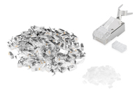DIGITUS Modularstecker f�r Rundkabel, CAT 6A, geschirmt - 100 Stk.