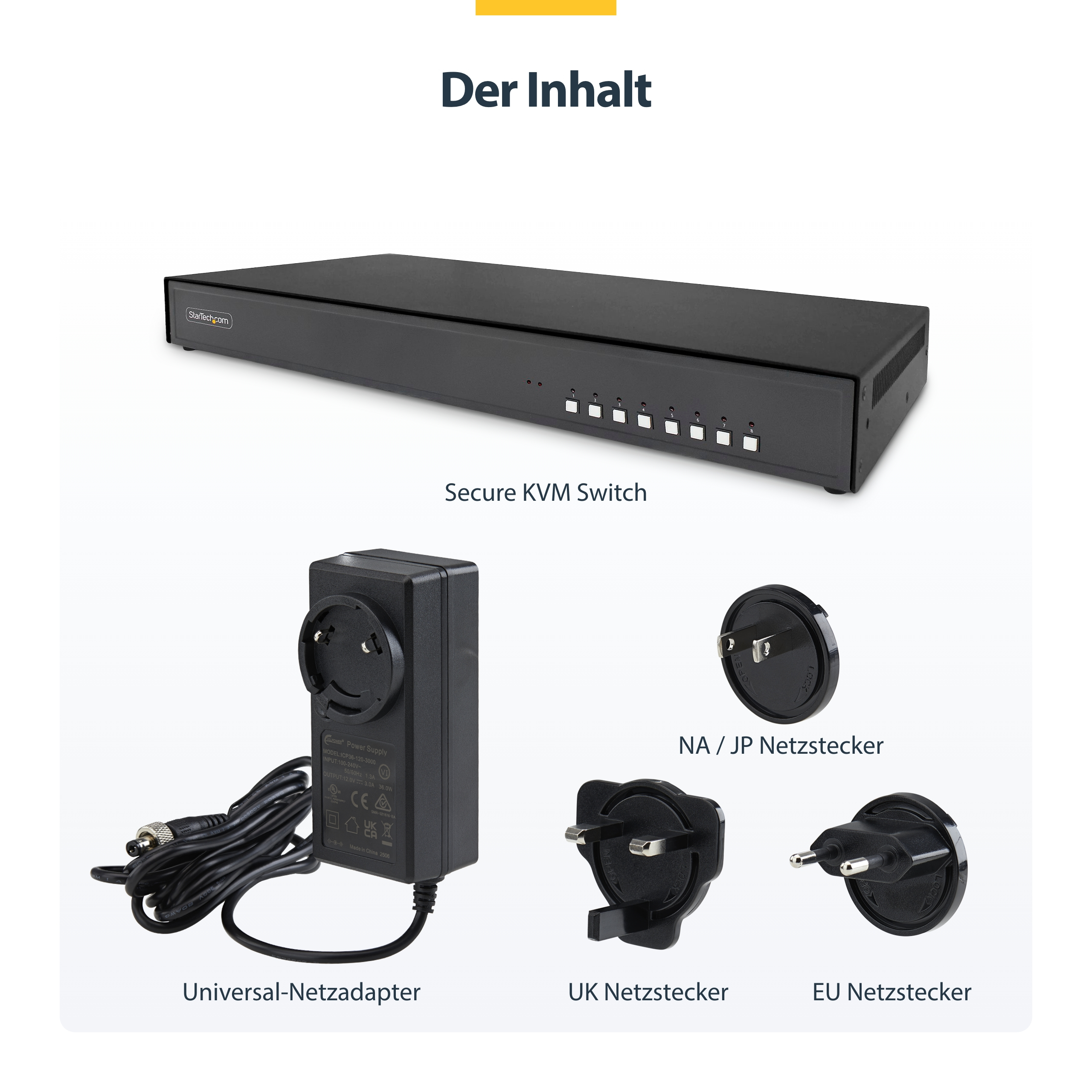 StarTech.com KVM-Switch - sicher - 8 x KVM