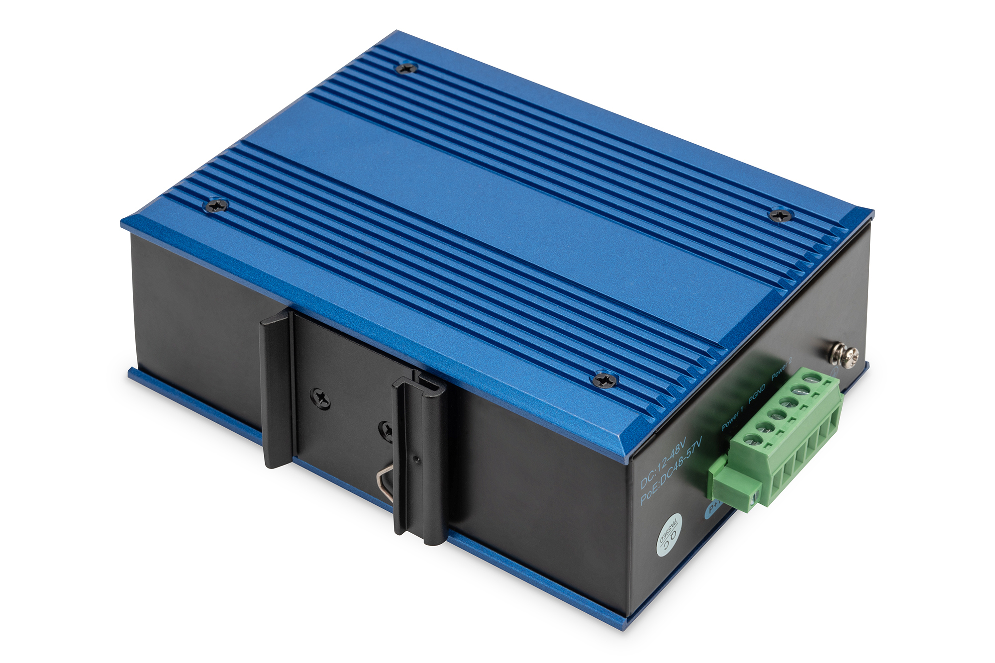 DIGITUS 8-Port 10/100/1000BASE-TX+1-Port 1000Base-FX Industrial PoE Switch