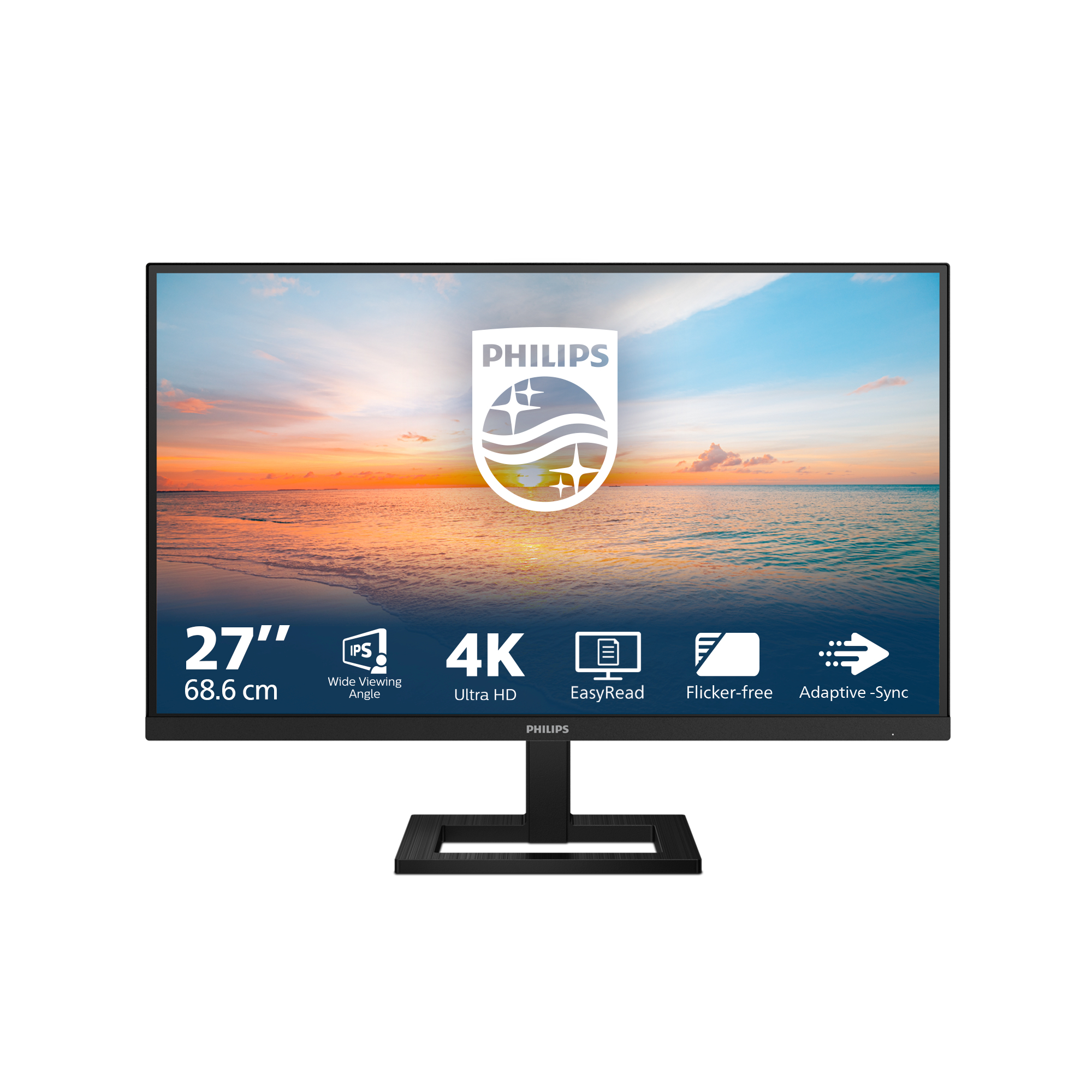 Philips 1000 series 27E1N1900AE/00 LED display 68,6 cm (27) 3840 x 2160 pixels 4K Ultra HD LCD Noir