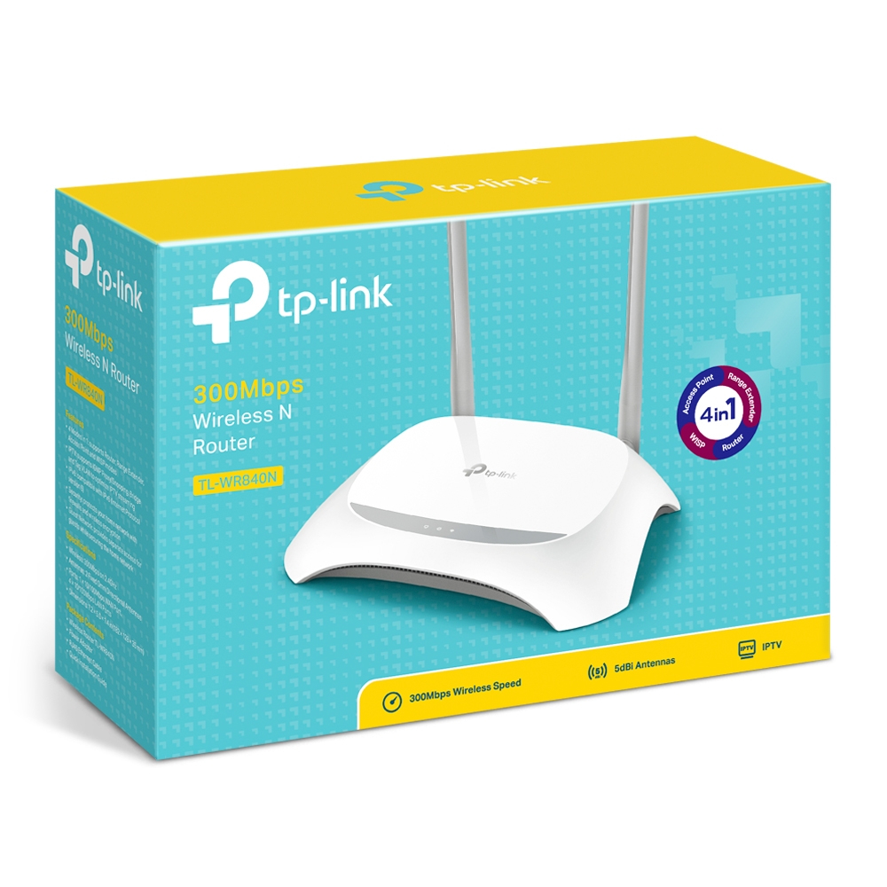 TP-LINK WL-Router TL-WR840N 300MBit V7.2 - Access Point - WLAN