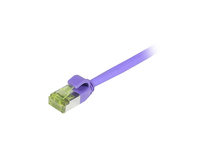 Synergy 21 Patchkabel RJ45 CAT6A 500Mhz lila S/FTP slimline rund d - Kabel - Netzwerk