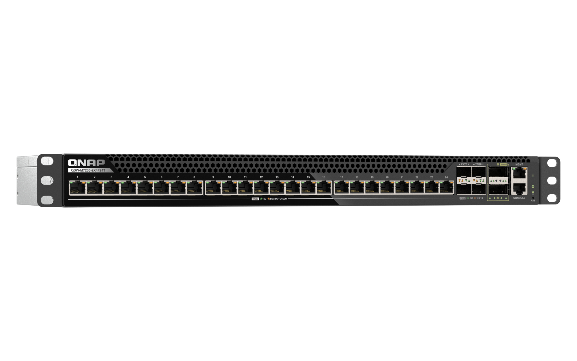 QNAP QSW-M7230-2X4F24T network switch Managed L3 10G Ethernet (100/1000/10000) 1U Black