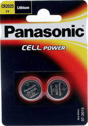Panasonic CR2025 pila domstica Batera de un solo uso Litio