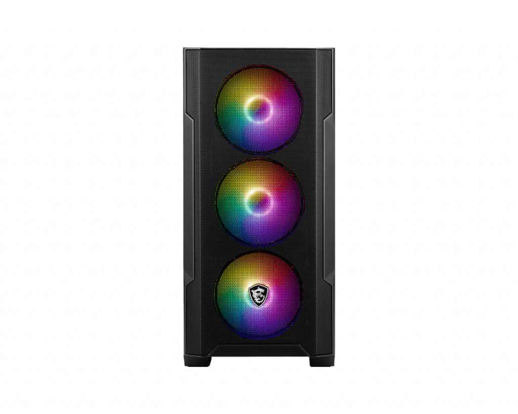 MSI MAG Forge M100A Micro Tower Black, Transparent