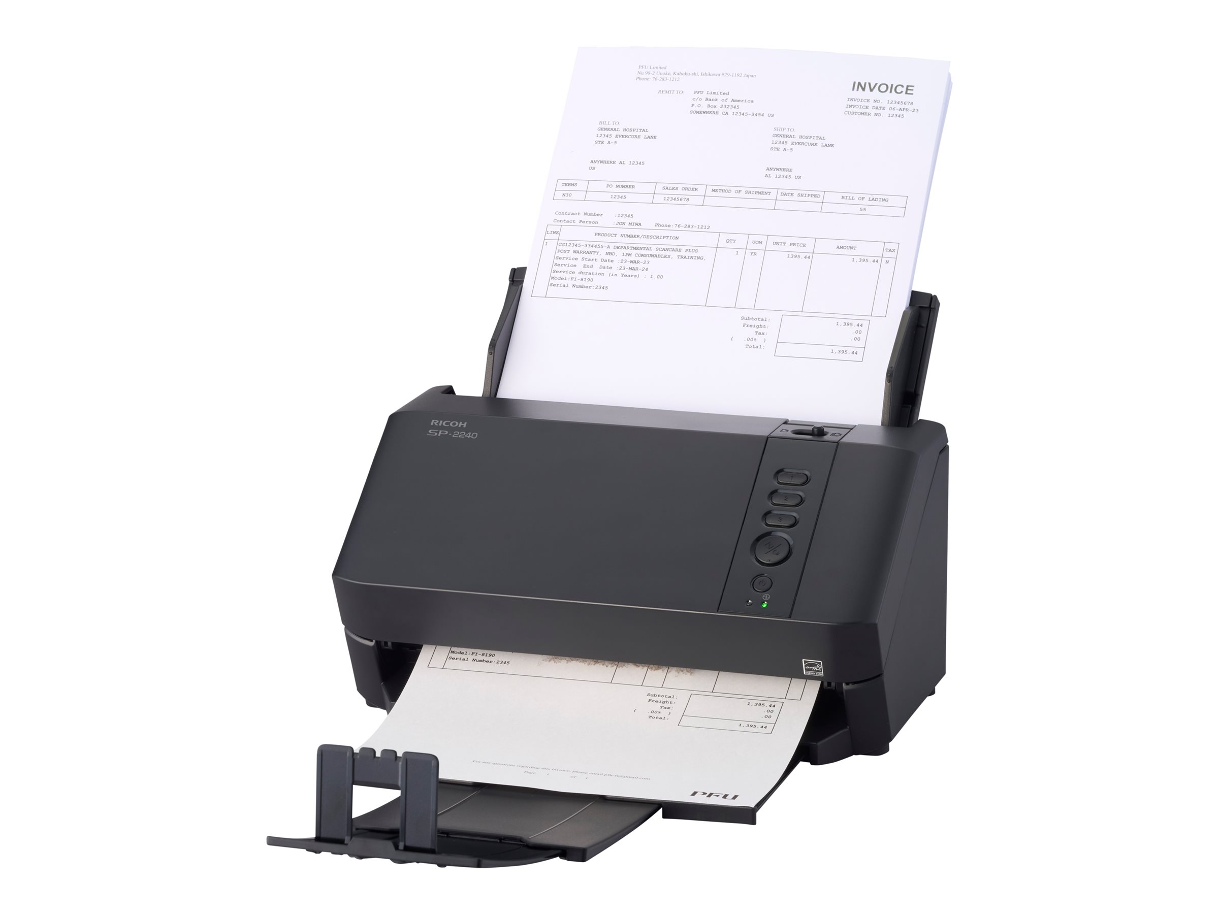 Ricoh SP-2240 ADF scanner 600 x 600 DPI A4 Black