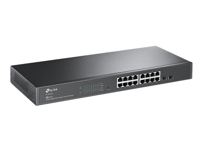 TP-Link TL-SG2218 switch Gestionado L2/L2+ Gigabit Ethernet (10/100/1000) 1U Negro