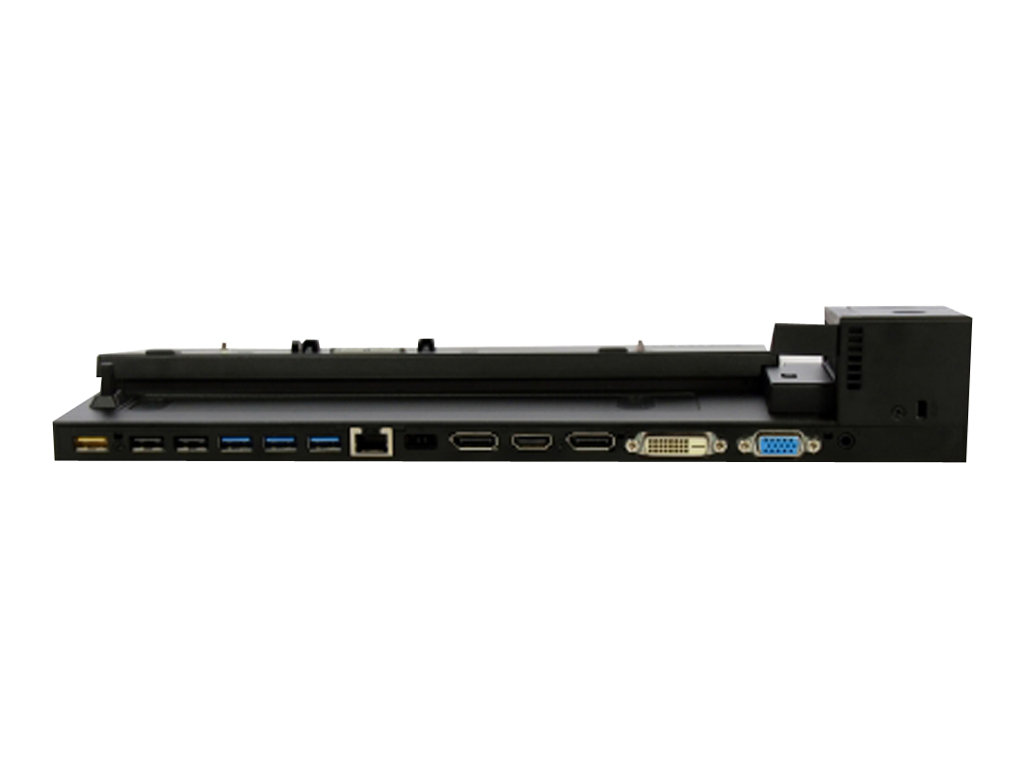 Lenovo ThinkPad Ultra Dock - Port Replicator - VGA, DVI, HDMI, 2 x DP - 90 Watt - Grobritannien und Nordirland - fr ThinkPad A475; L540; L560; P50s; T540 (2 cores)