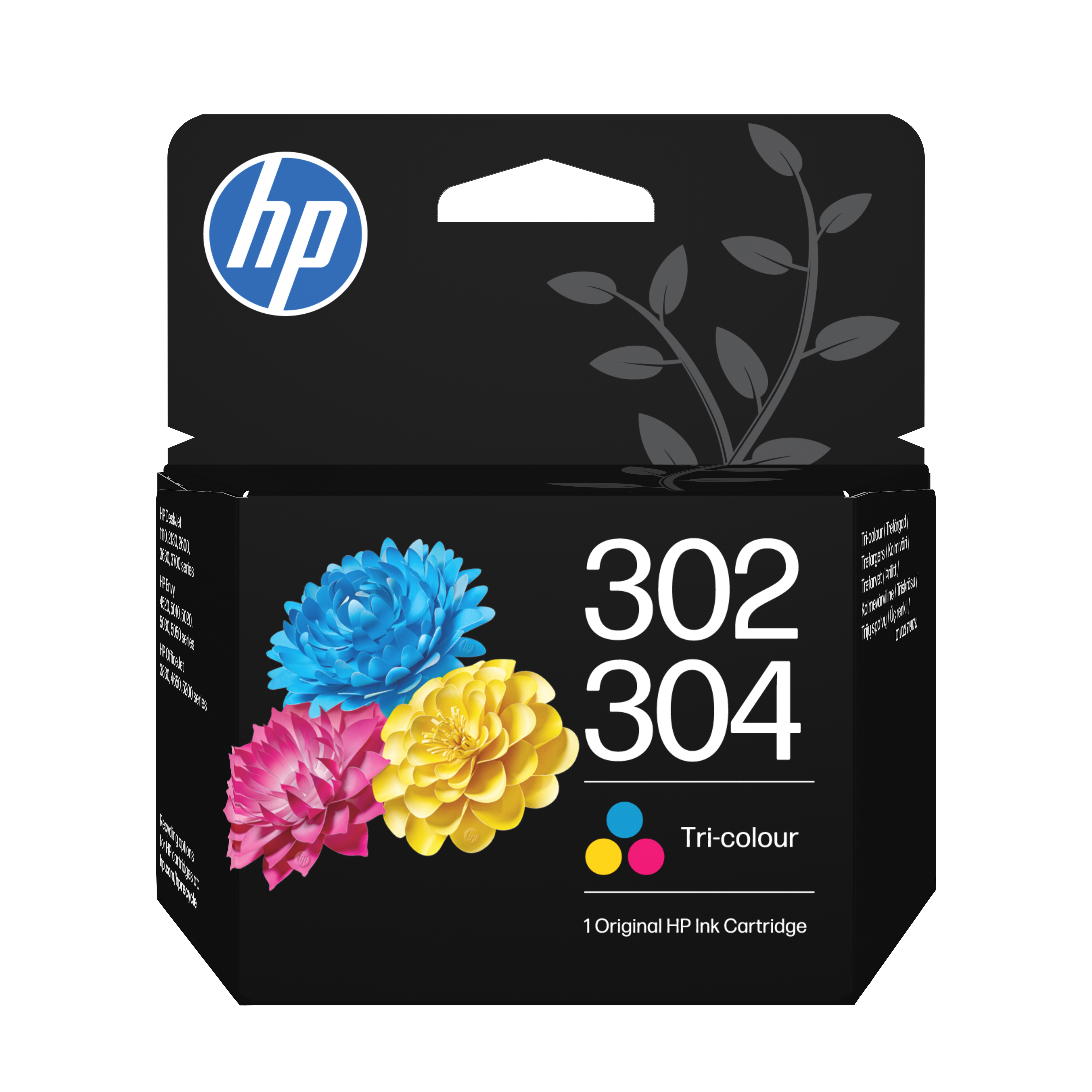 HP 302/304 Tri-color/Black Ink Cartridge Combo 2 Pack