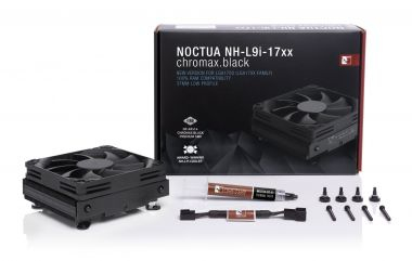 Noctua NH-L9i-17xx chromax.black Procesador Enfriador 9,2 cm Negro 1 pieza(s)