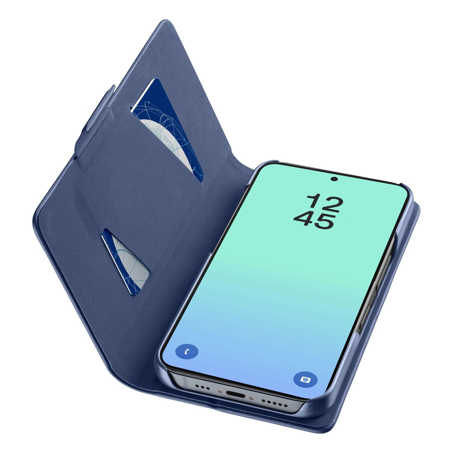 Cellularline Book Case f�r Samsung A27 5G Blue