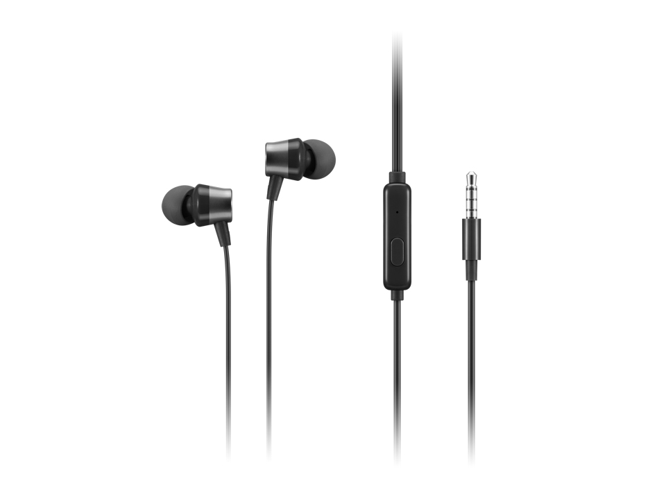 Lenovo 4XD1J77352 auricular y casco Auriculares Almbrico Dentro de odo Oficina/Centro de llamadas Negro