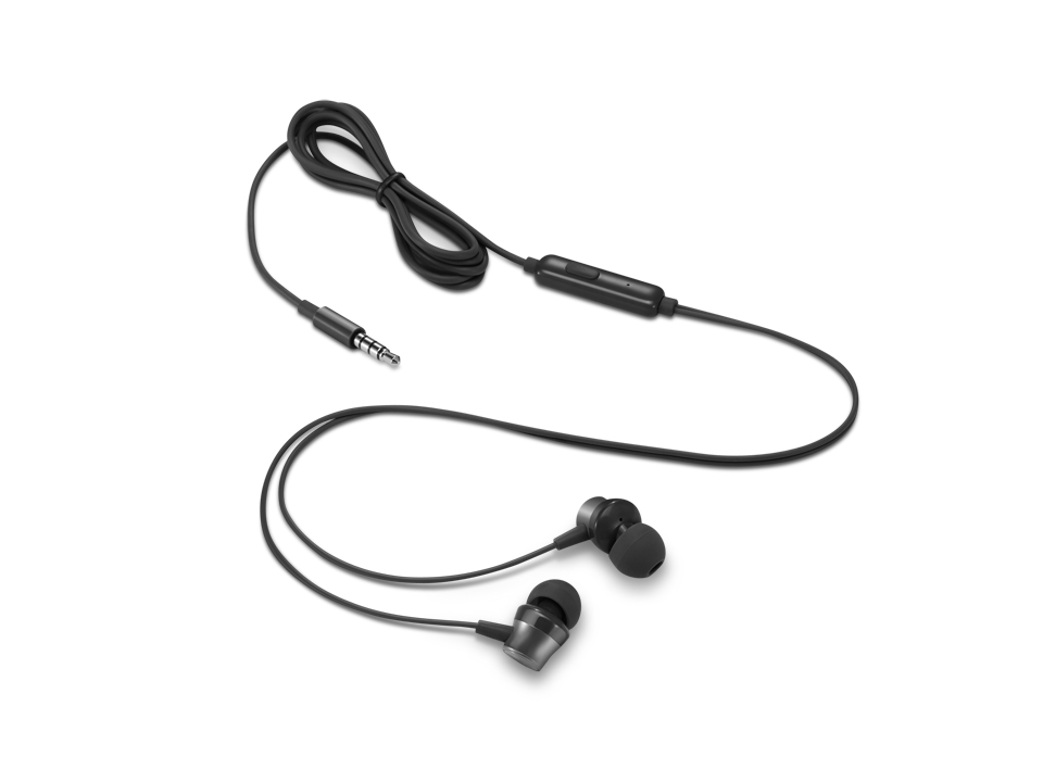 Lenovo 4XD1J77352 auricular y casco Auriculares Almbrico Dentro de odo Oficina/Centro de llamadas Negro