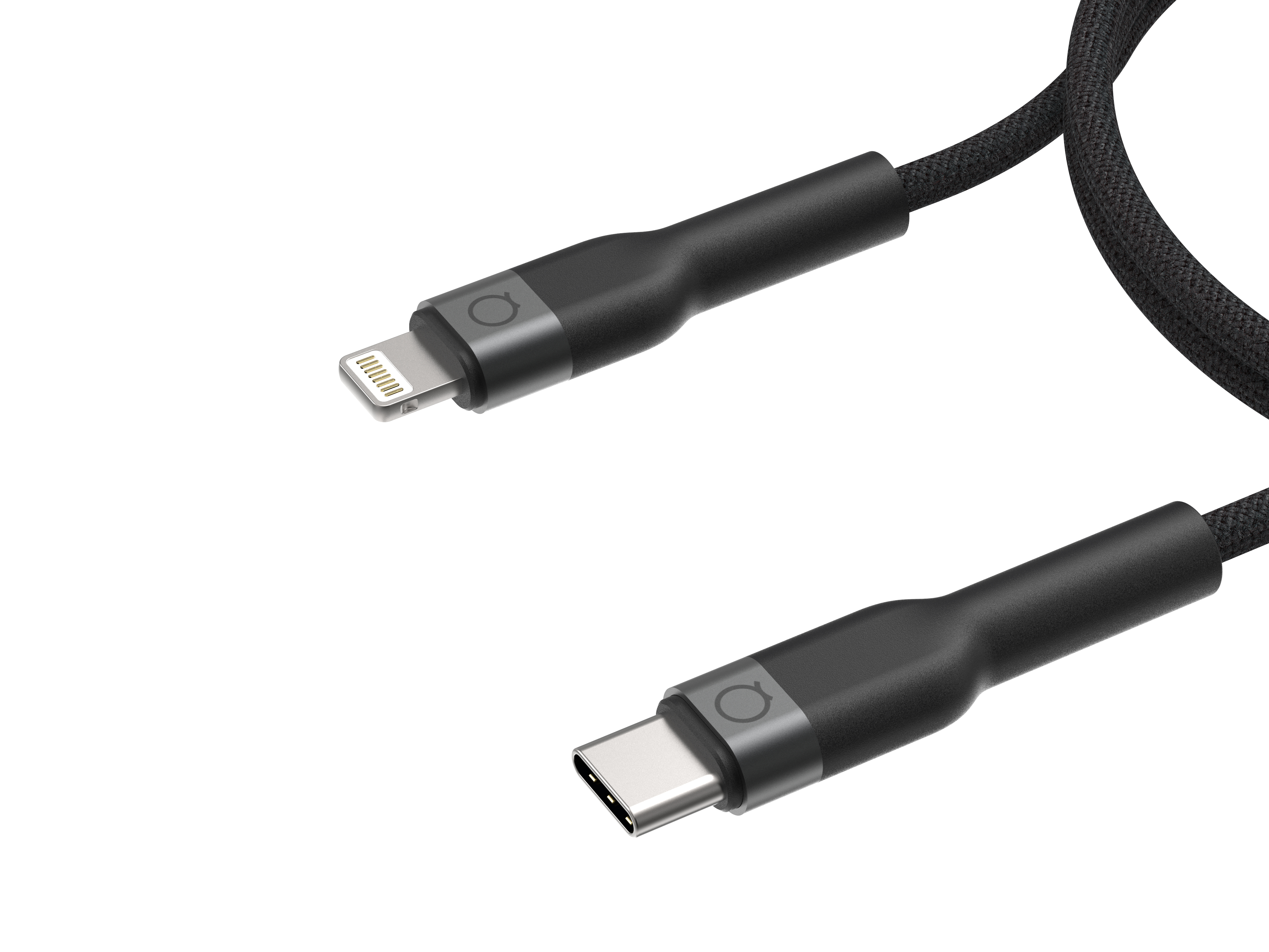 LINQ byELEMENTS LQ48031 cble de tlphone portable Noir 2 m USB C Lightning