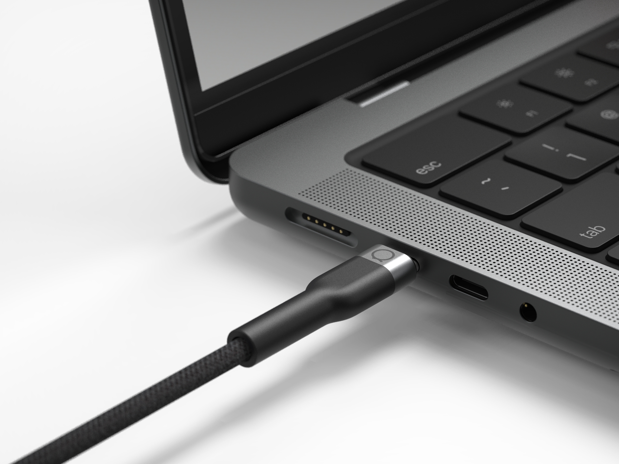 LINQ byELEMENTS LQ48031 cble de tlphone portable Noir 2 m USB C Lightning