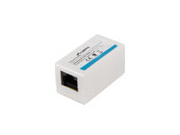 Lanberg AD-RJ45-RJ45-OU5 - RJ-45 - RJ-45 - Wei