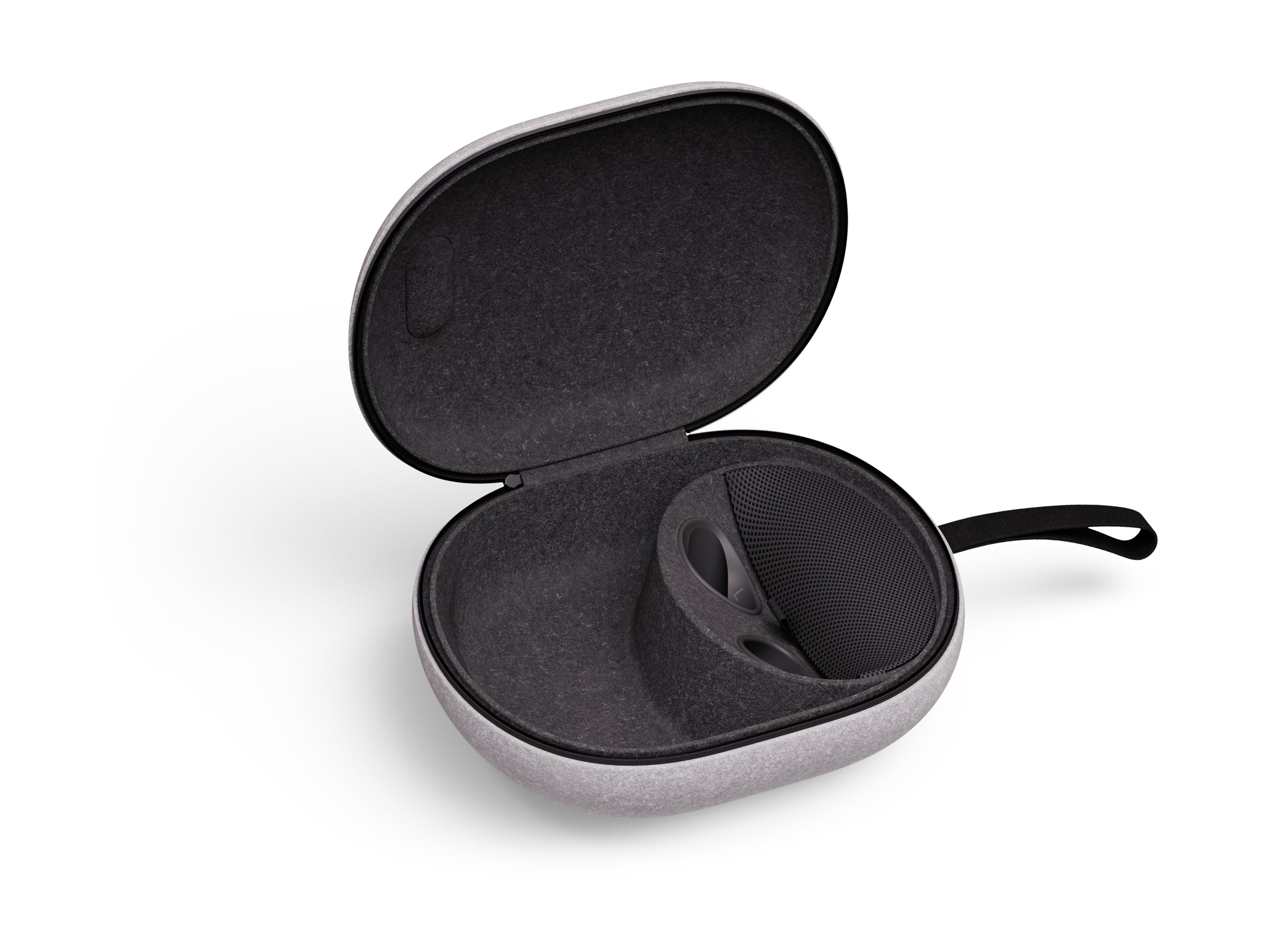 META Compact - Hartschalentasche f�r Virtual Reality Headset - recyceltes Filz, Thermoplastisches Polyurethan (TPU)